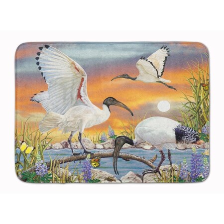 Carolines Treasures 19 x 27 in. Sacred Ibis Machine Washable Memory Foam Mat PRS4035RUG
